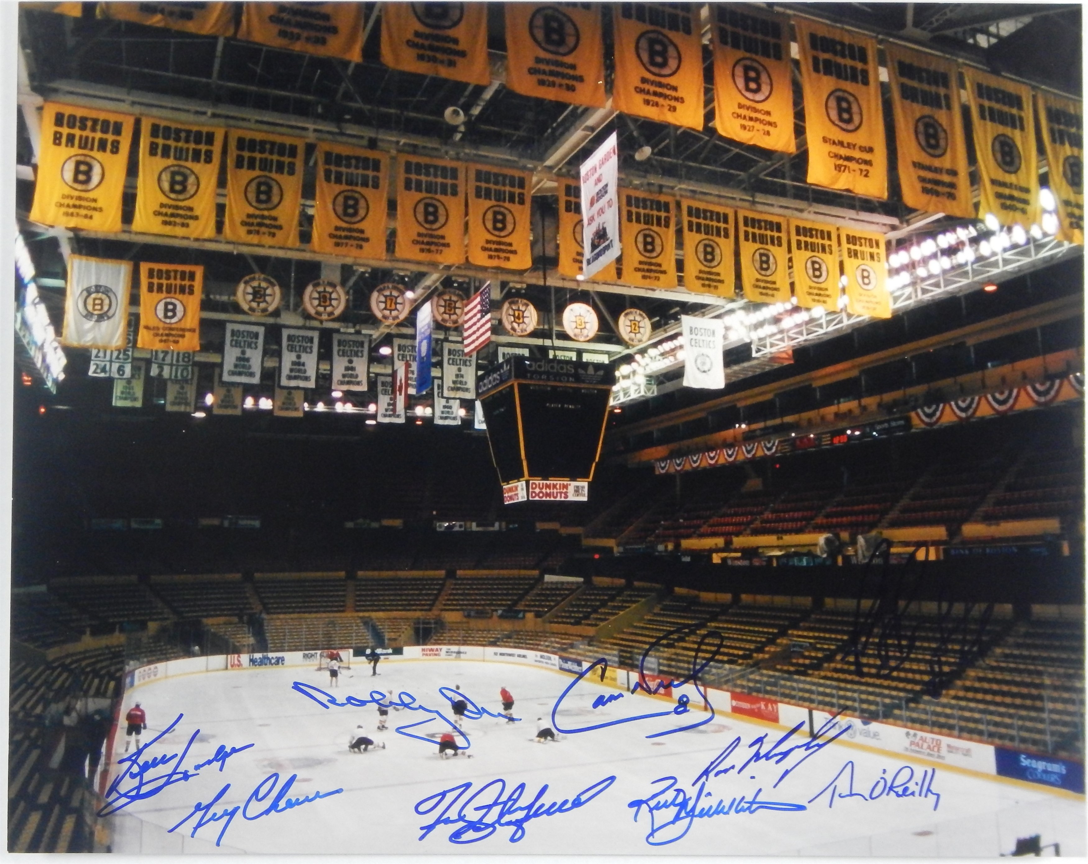 Hockey Autographs - Boston Garden Greats Signed Photo