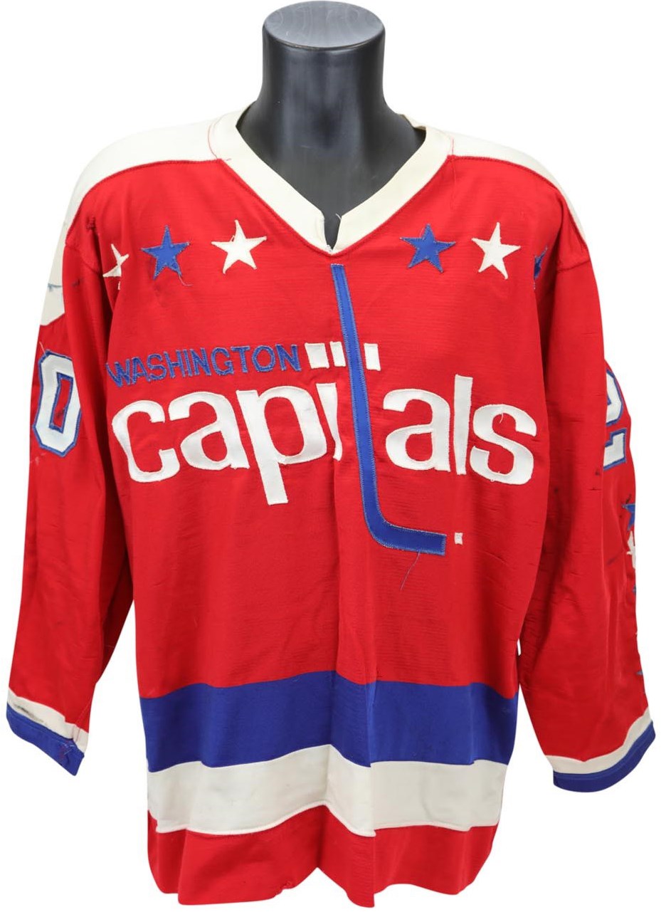 Hockey - Circa 1976-77 Tony White Washington Capitals Game Worn Jersey