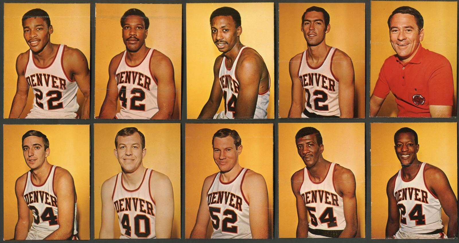 Basketball Cards - 1968-69 Denver Rockets ABA Basketball Cards