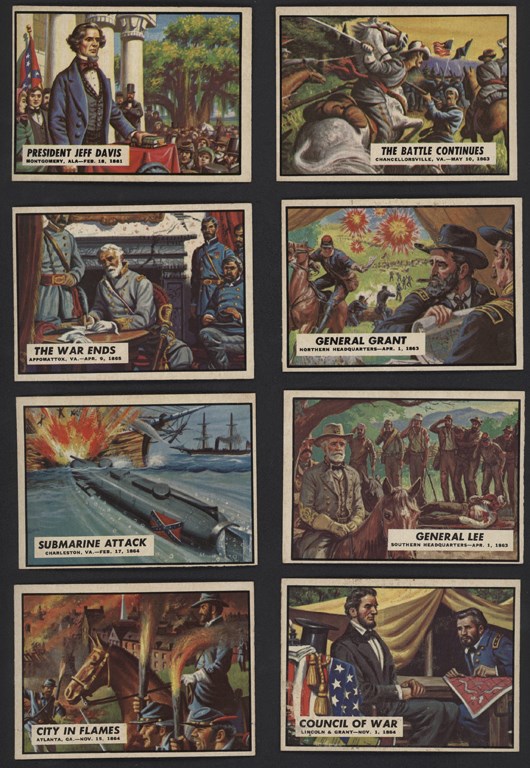 Non Sports Cards - 1962 Topps Civil War News Complete Set of 88