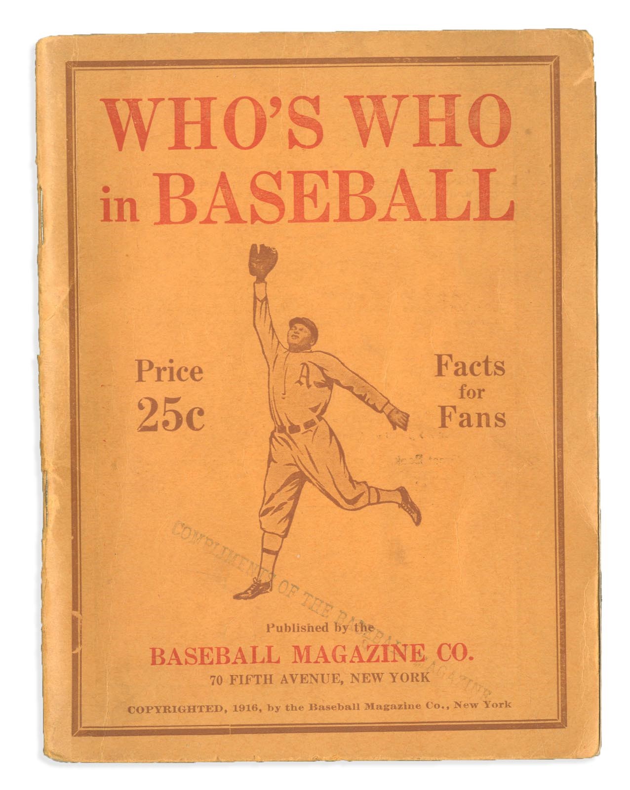 Early Baseball - 1916 Who's Who in Baseball