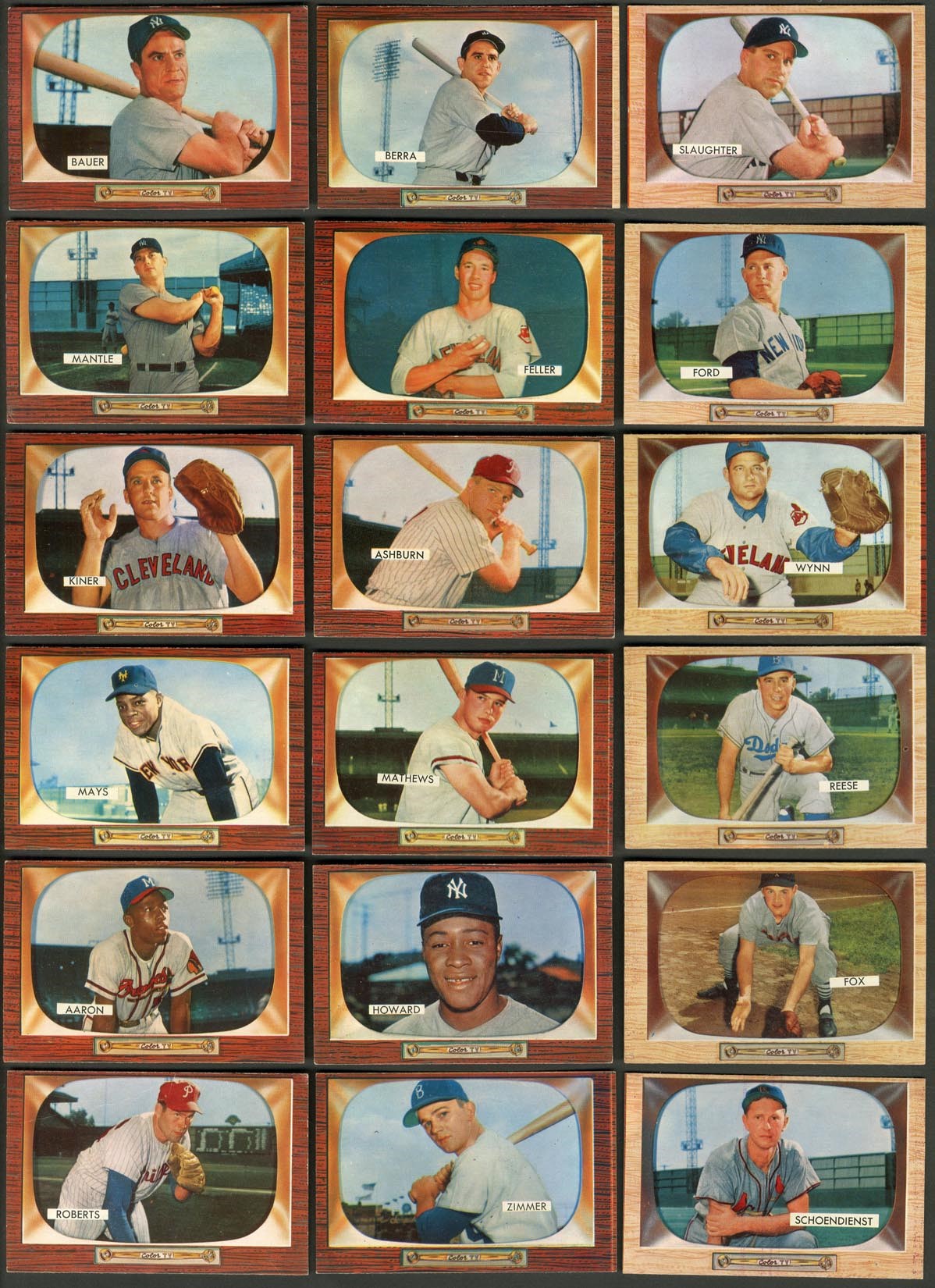 1955 Bowman Baseball Partial Set (247/320)