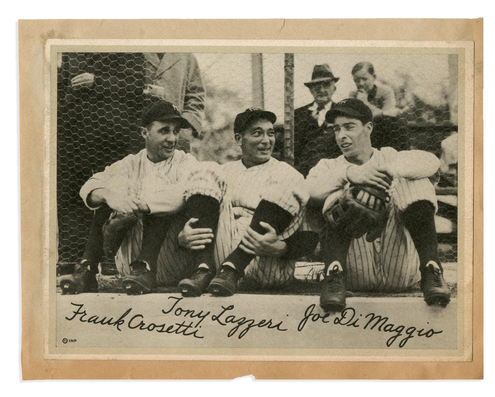 Baseball and Trading Cards - 1936 R311 Joe Di Maggio "Rookie" Leather Finish