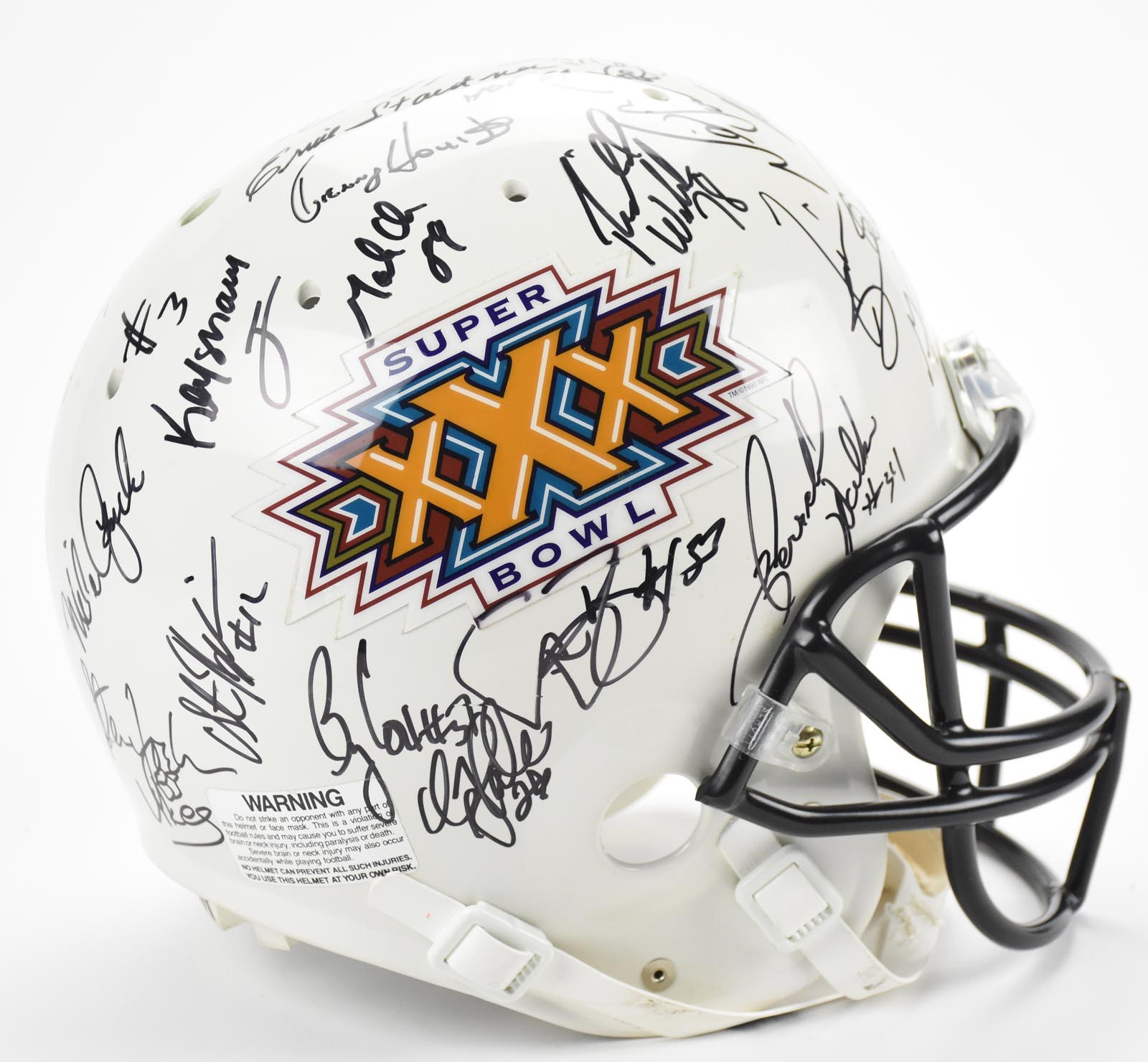 Autographs Football - Super Bowl 30 Signed Helmet by NFL Greats