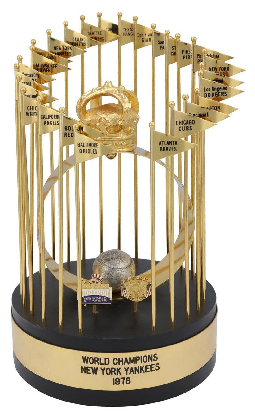 NY Yankees, Giants & Mets - 1978 New York Yankees World Series Trophy