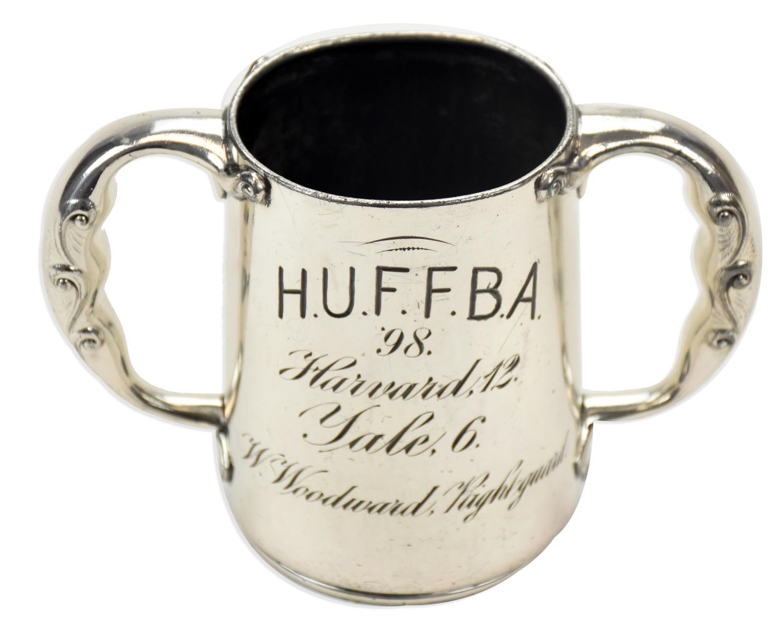 Early Baseball - 1898 Harvard vs. Yale Baseball Trophy Cup