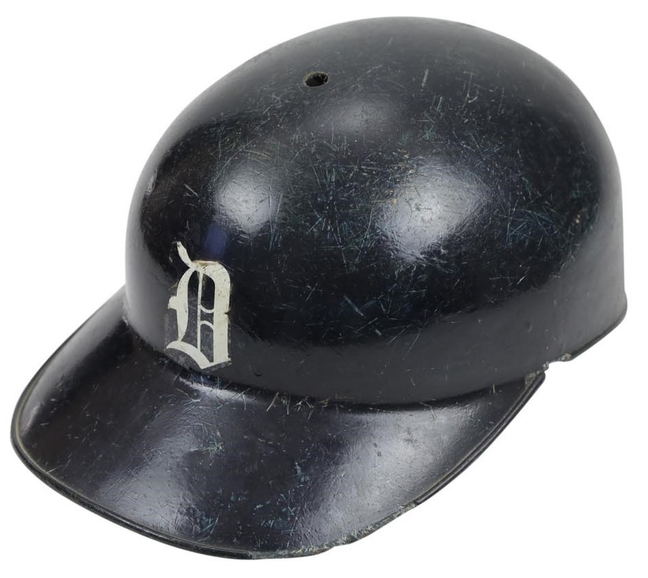Ty Cobb and Detroit Tigers - Circa 1970 Detroit Tigers Game Used Batting Helmet