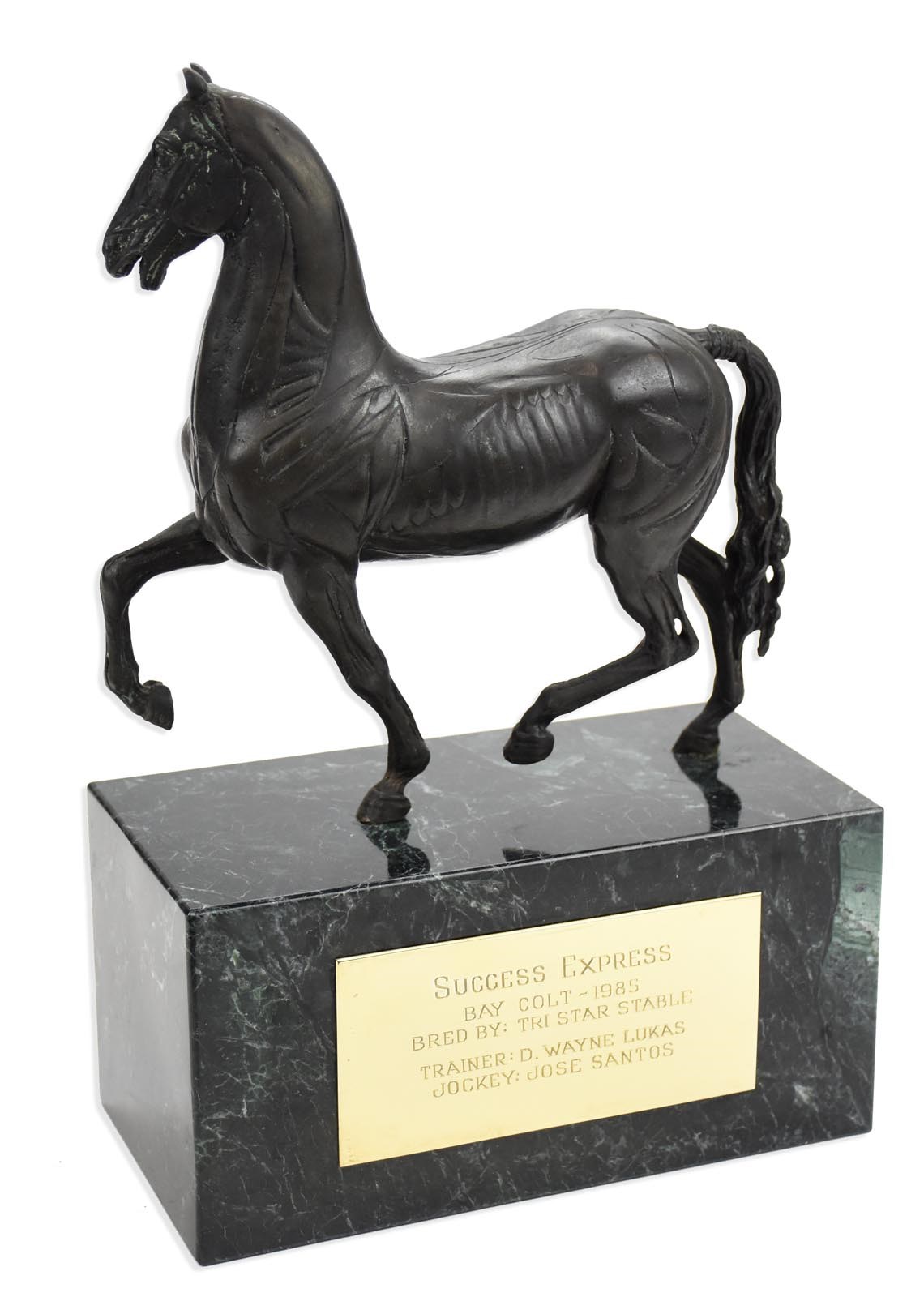Horse Racing - 1987 Breeders' Cup Juvenile Owner's Trophy - Won by Success Express