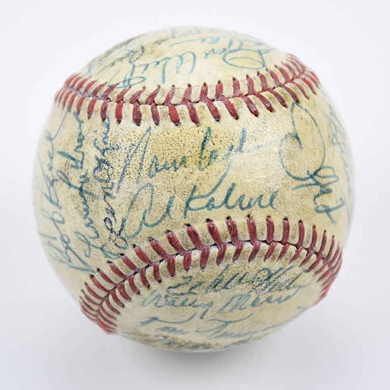 Baseball Autographs - Late 1960's Detroit Tigers Signed Baseball