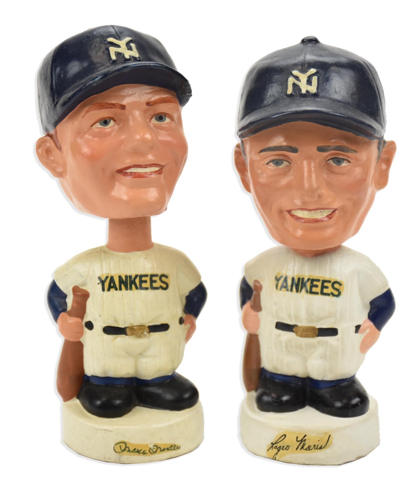 - 1961-63 Mickey Mantle & Roger Maris Miniature Nodders - Maris with Original Box