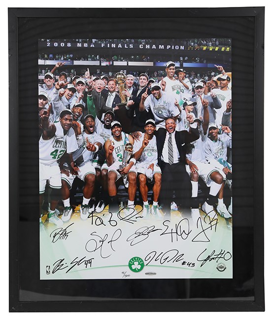Basketball - 2008 Boston Celtics Limited Edition Signed Celebration Photo