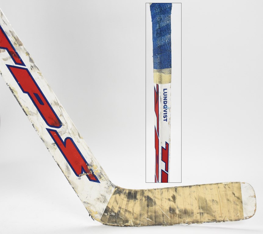 - 2005-2006 Henrik Lundqvist Game Used Hockey Stick