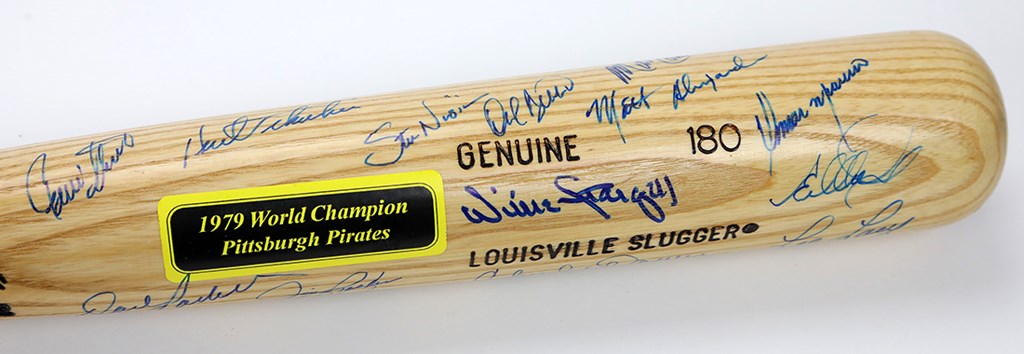 - 1979 World Champion Pittsburgh Pirates Team Signed Bat