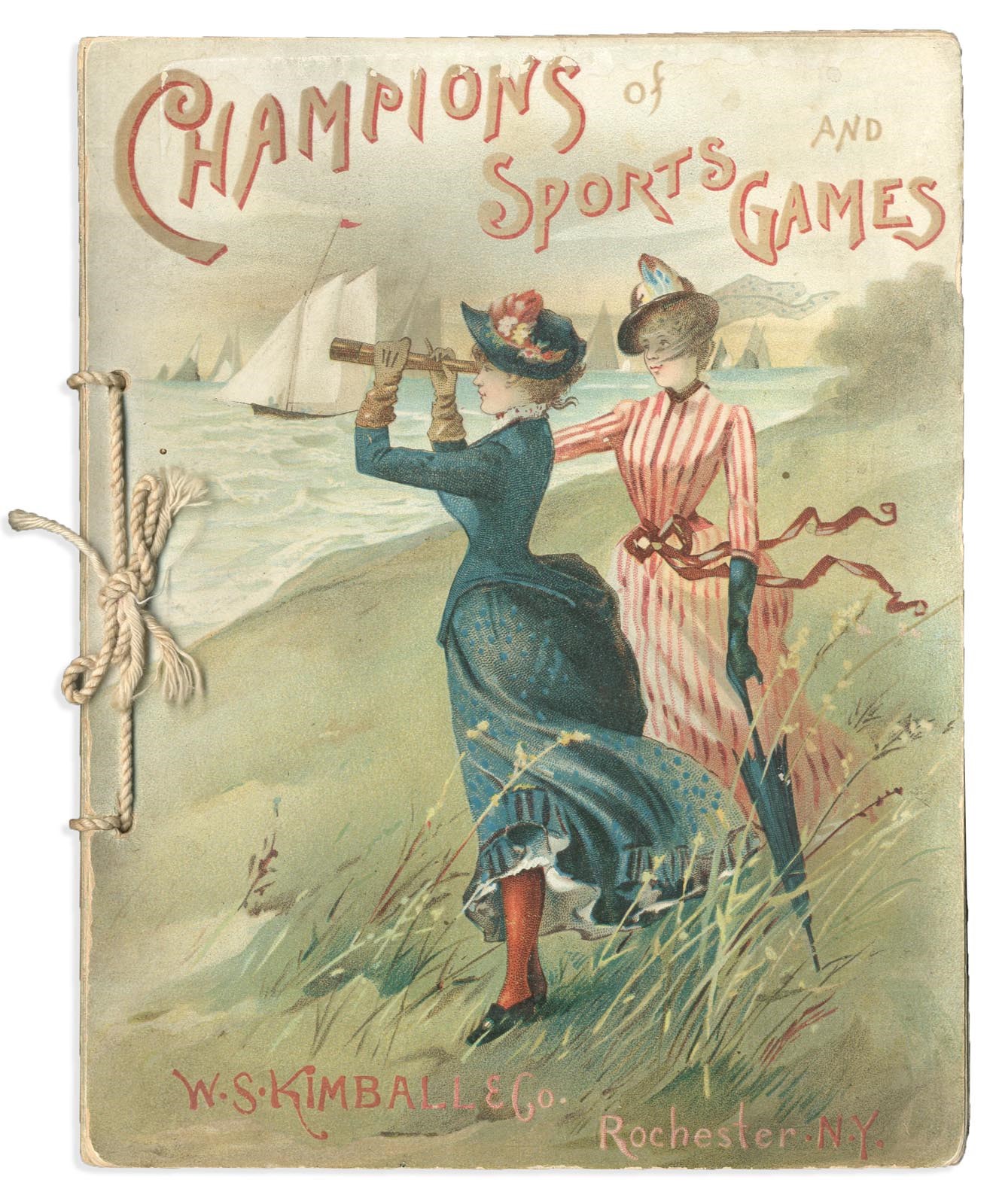 Baseball and Trading Cards - 1888 W.S. Kimball Champions of Sports & Games Premium Book