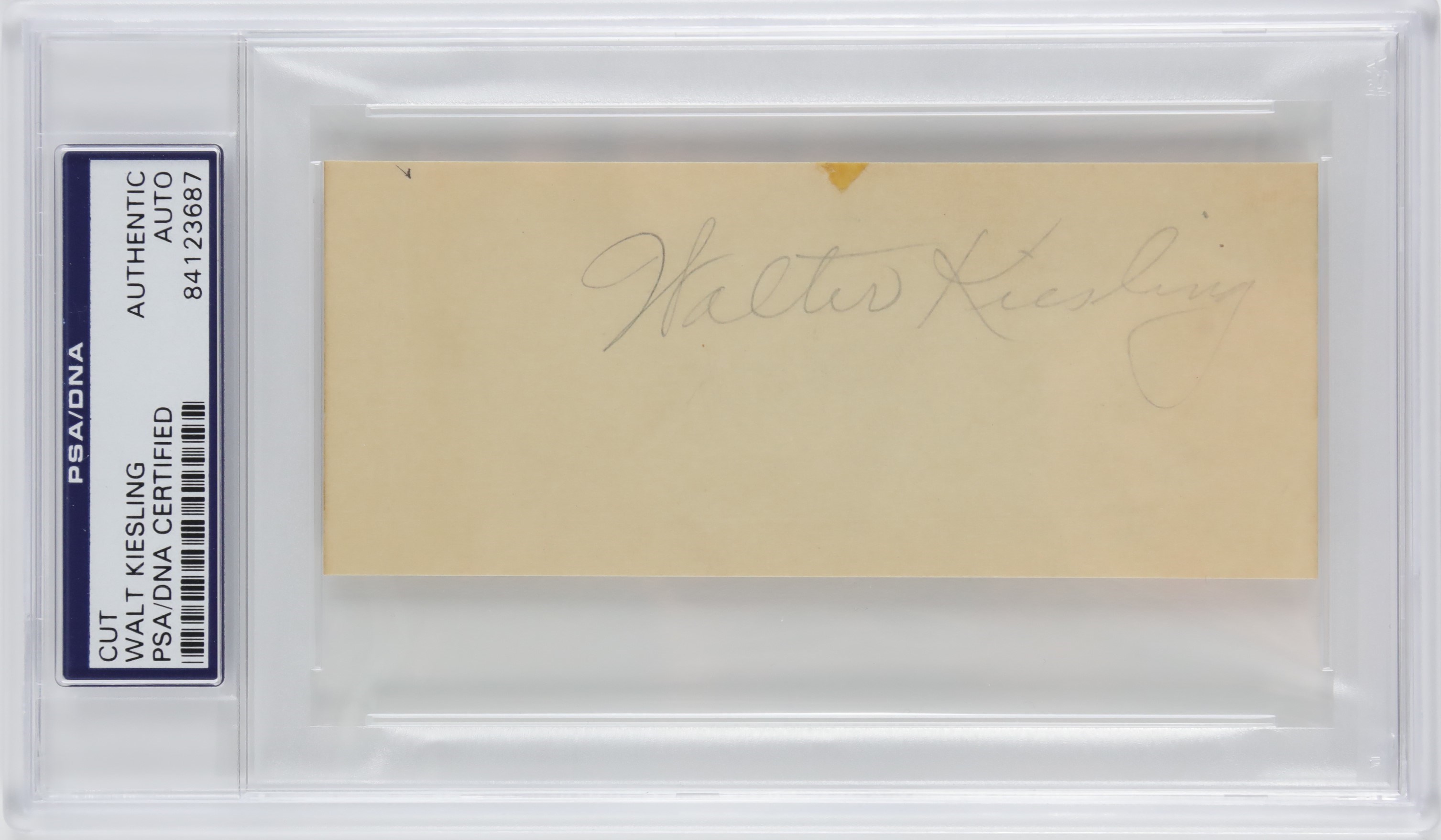 Rare Walt Kiesling Signature (PSA)