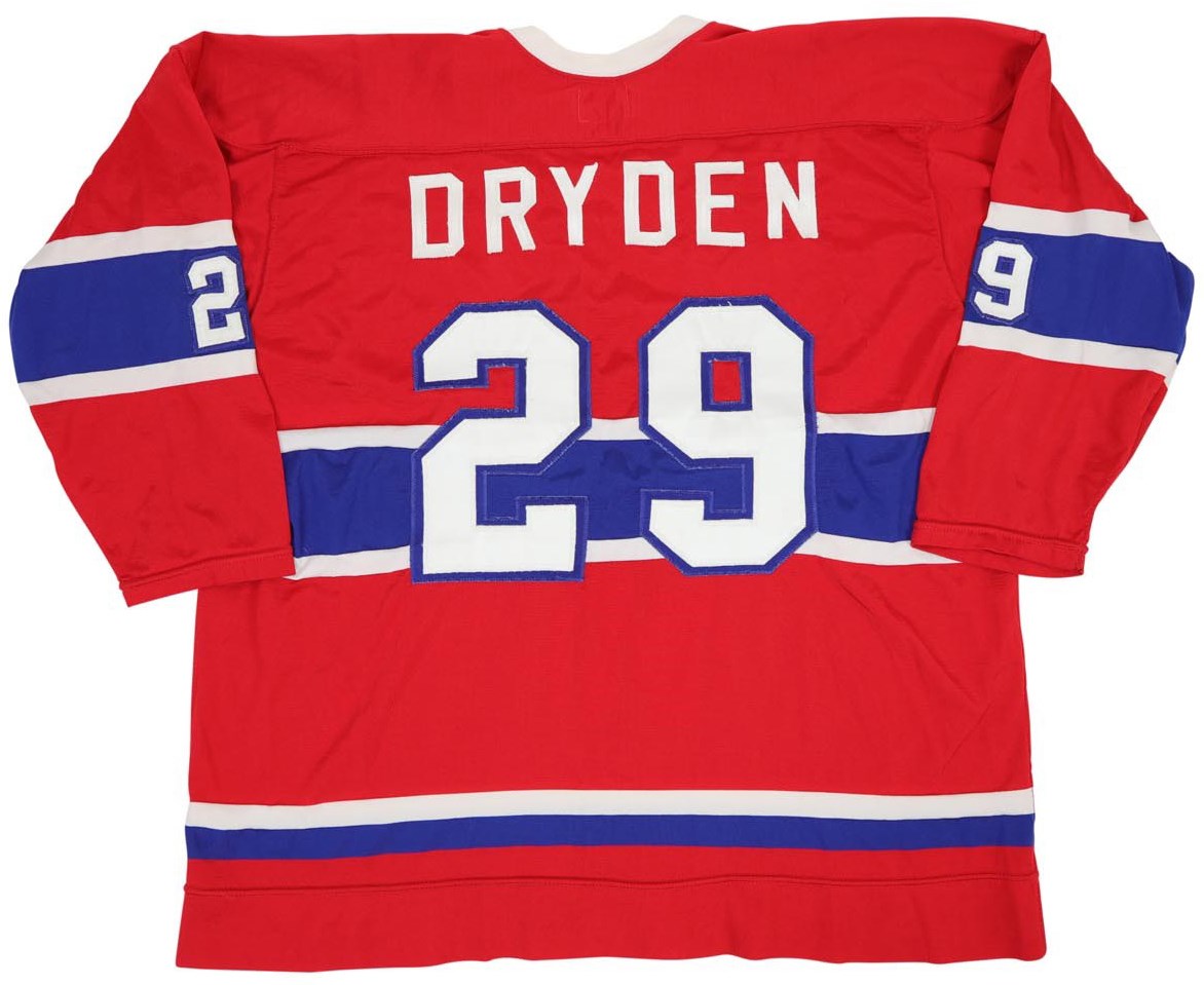 - 1975-77 Ken Dryden Montreal Canadiens Game Worn Jersey