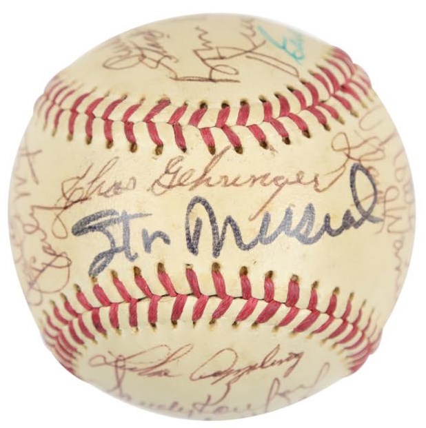 1970s Hall of Fame Induction Signed Baseball (PSA)