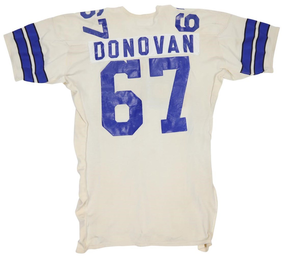 Mid-70s Pat Donovan Dallas Cowboys Game Worn Jersey