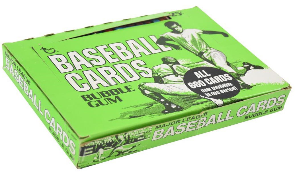 Baseball and Trading Cards - 1975 Topps Baseball Unopened Cello Box
