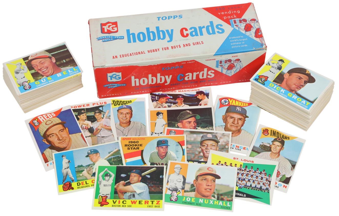 Baseball and Trading Cards - 1960 Topps Baseball Series 2/3 Vending Box (480+ Cards)