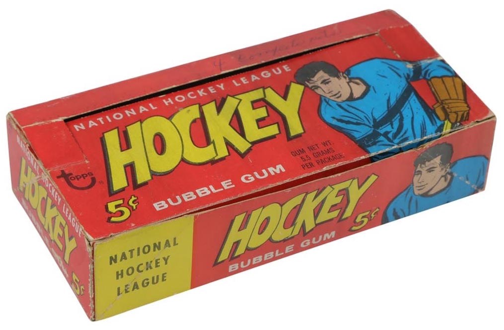 Hockey Cards - 1966 Topps Test USA Original Display Box