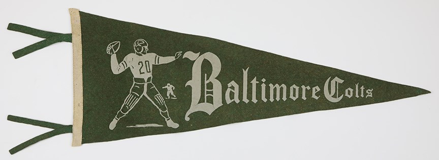 Football - 1946 Baltimore Colts AAFC Pennant