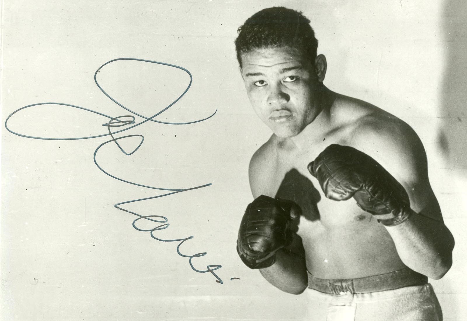 Muhammad Ali & Boxing - High Grade Joe Louis Signed Photograph (SGC)