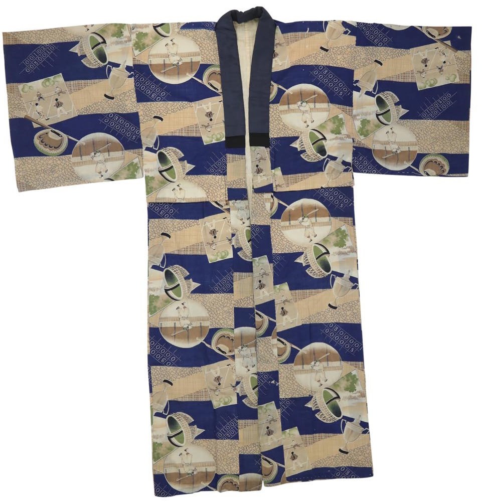 1930's Baseball "Scoreboard" Kimono - The Nippon Collection