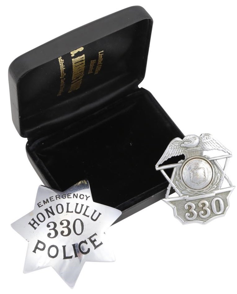 Rock And Pop Culture - 1941 "Pearl Harbor Attack" Honolulu Police Badges