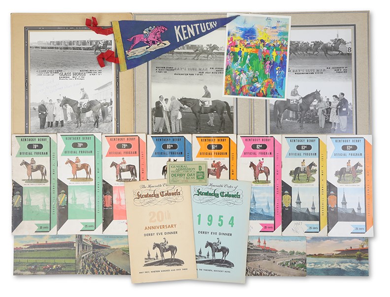 Horse Racing - 1943-97 Kentucky Derby Programs, Tickets & More (20)