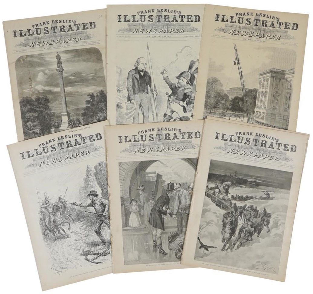 - 19th Century Leslie's Illustrated Weekly Horse Racing Theme Issues (20+ Archival Portfolio)