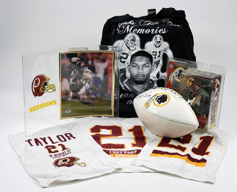 Football - Sean Taylor Collection with (2) Autographs