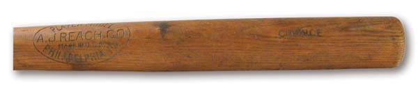 Bats - 1910's Frank Chance Bat (34.5").