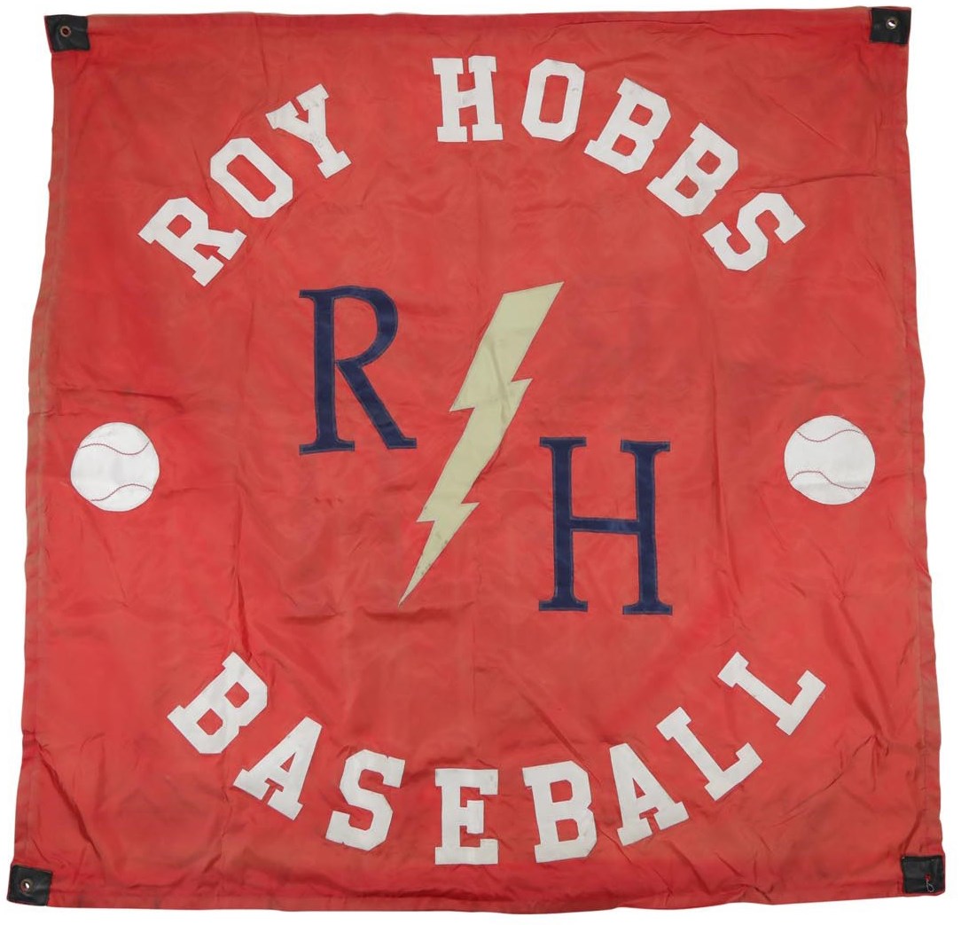 Impressive Roy Hobbs "The Natural" Baseball League Banner