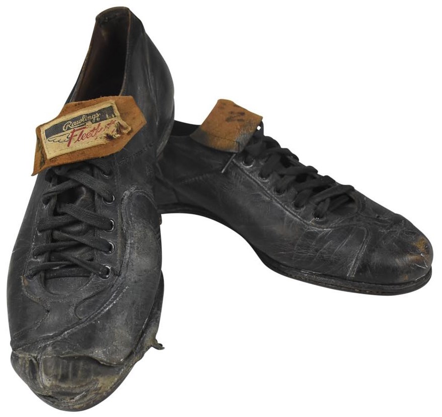 Baseball Equipment - Circa 1962-65 Robin Roberts Game Worn Cleats w/Provenance