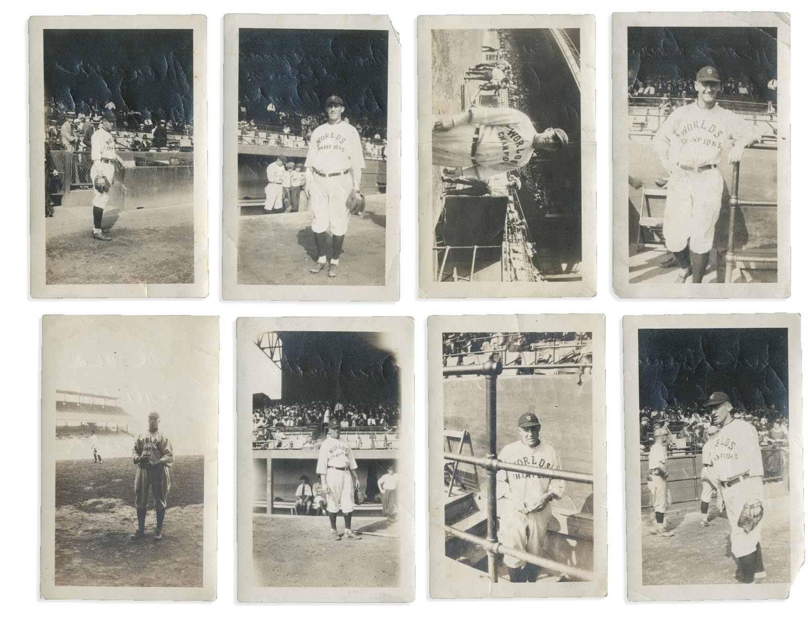 1921 Cleveland Indians "World Champions" Snapshots (8)