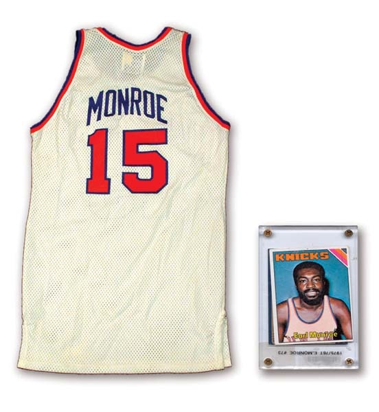 Basketball - Late 1970's Earl Monroe Game Worn Jersey