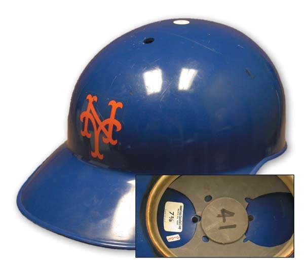 Baseball Equipment - 1970’s Tom Seaver Game Worn Batting Helmet