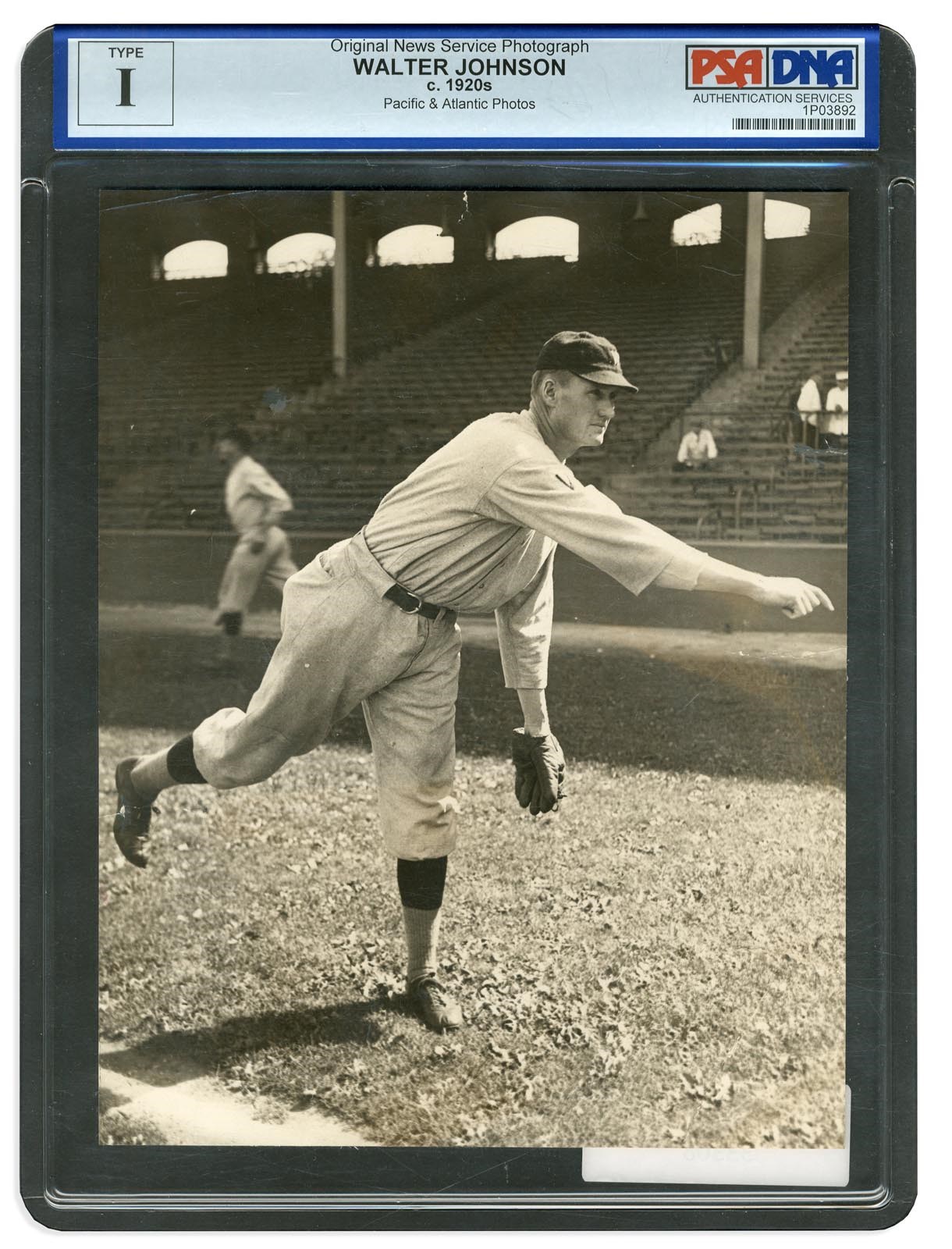 1920's Walter Johnson Type 1 Photo (PSA/DNA)