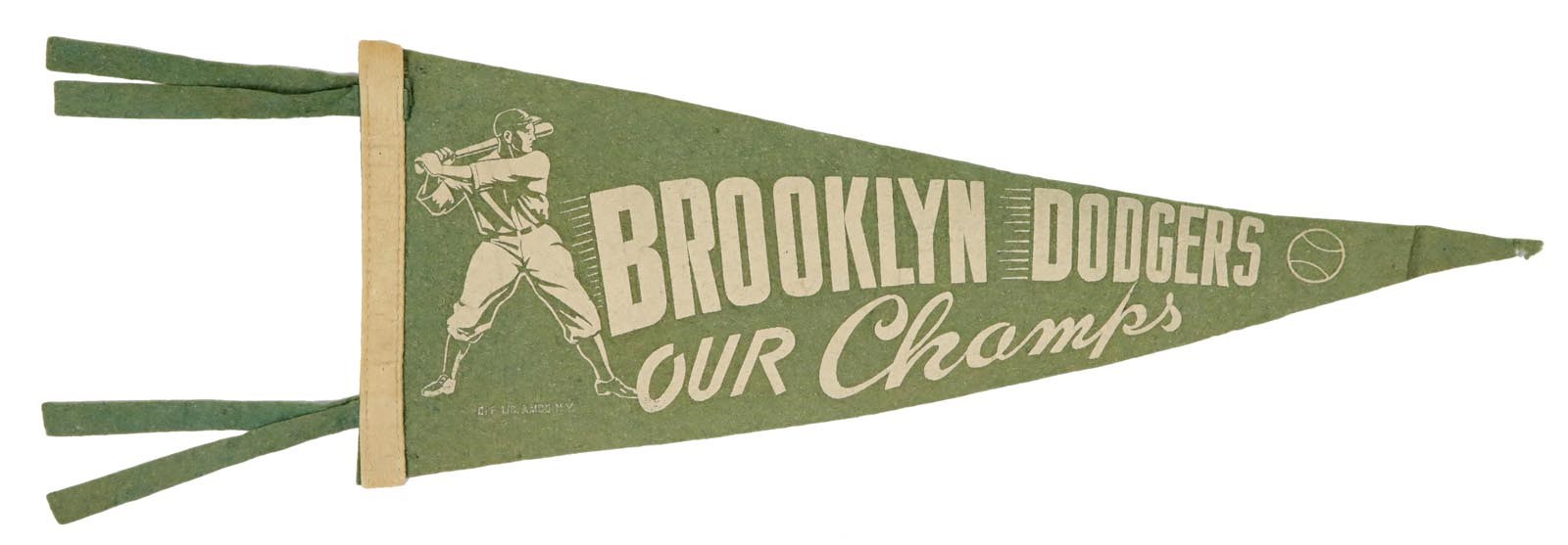 - 1947 Brooklyn Dodgers "Our Champs" Pennant