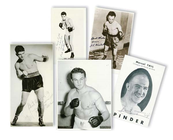 Muhammad Ali & Boxing - Early Boxing Signed Photograph Collection (6)