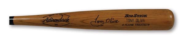 Bats - 1970's Tony Oliva Game Used Bat (34.5").