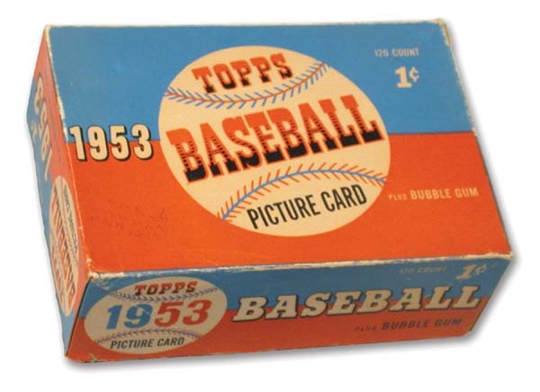 Sports Cards - 1953 Topps Baseball Penny Display Box