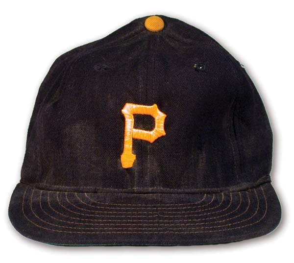 Clemente and Pittsburgh Pirates - 1960's Bill Mazeroski Game Worn Cap