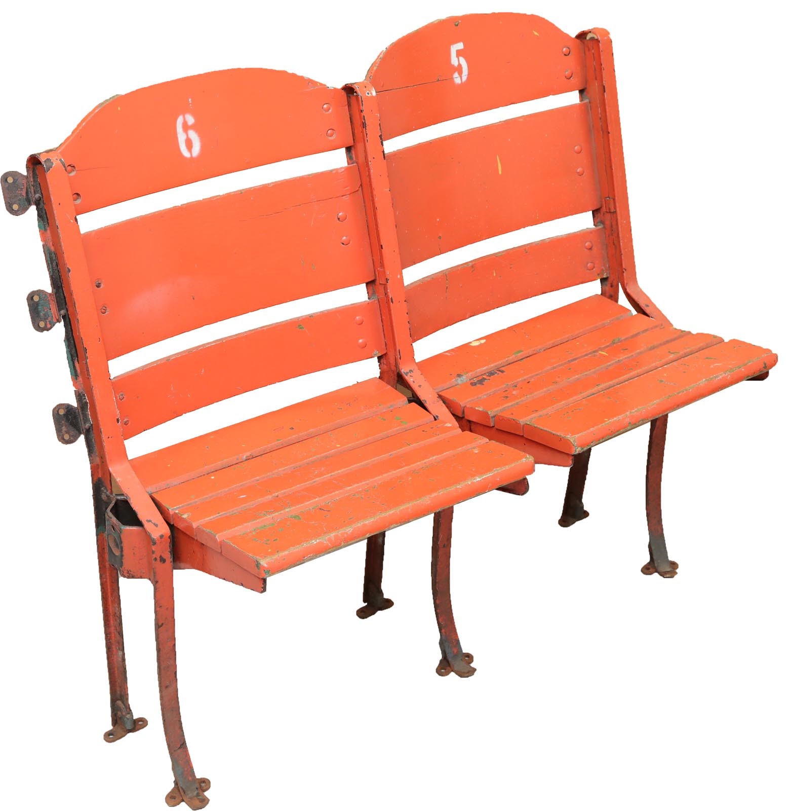 Original Boston Garden Seats Pair