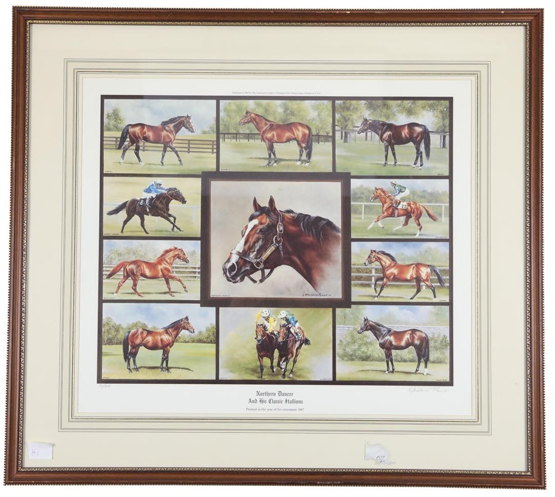 Horse Racing - Prints Of Major American Racehorses (4)