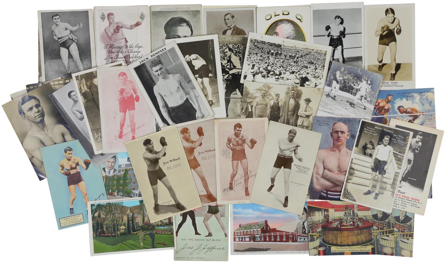 Impressive Boxing Postcard Collection (61)