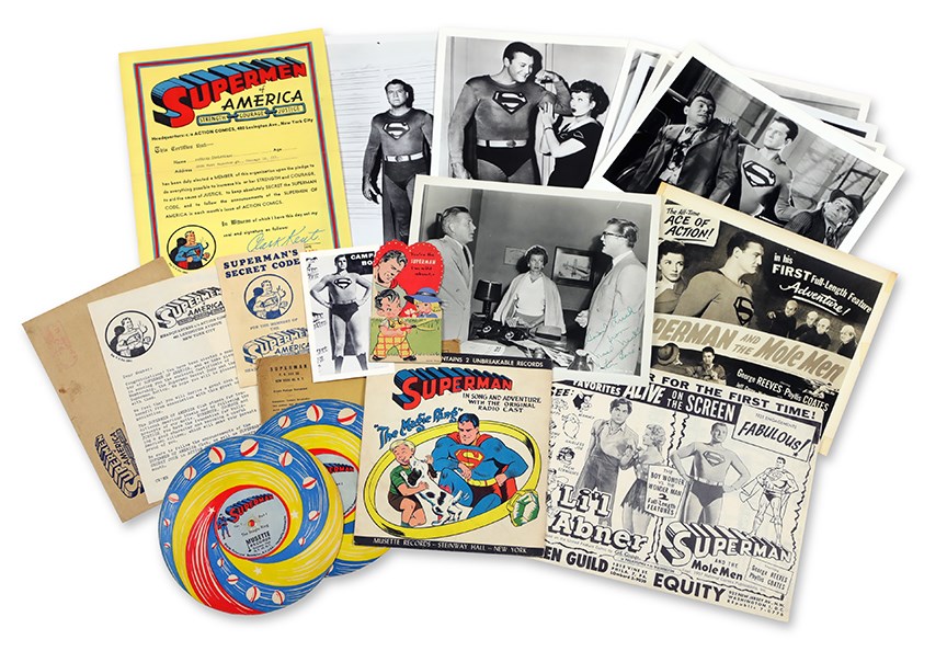 - 1950's Superman Collection w/ Mole Men & TV Show (16)