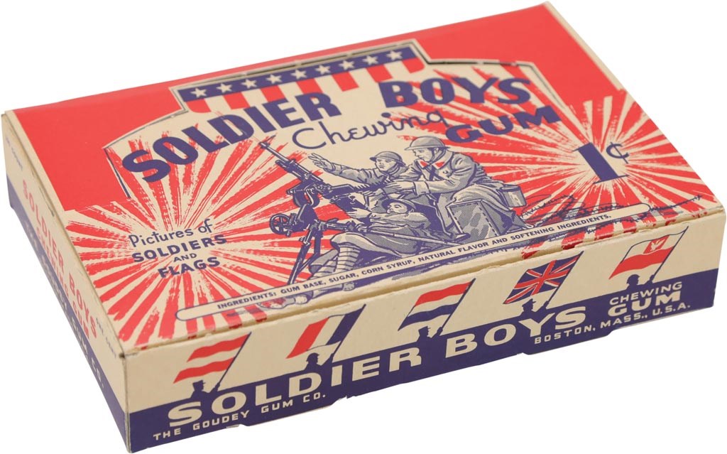 1933 Goudey R142 Soldier Boys Display Box