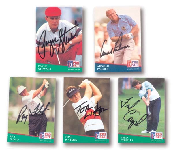 All Sports - 1991 PGA Tour Pro Set Cards Fully-Signed Near Set (253)